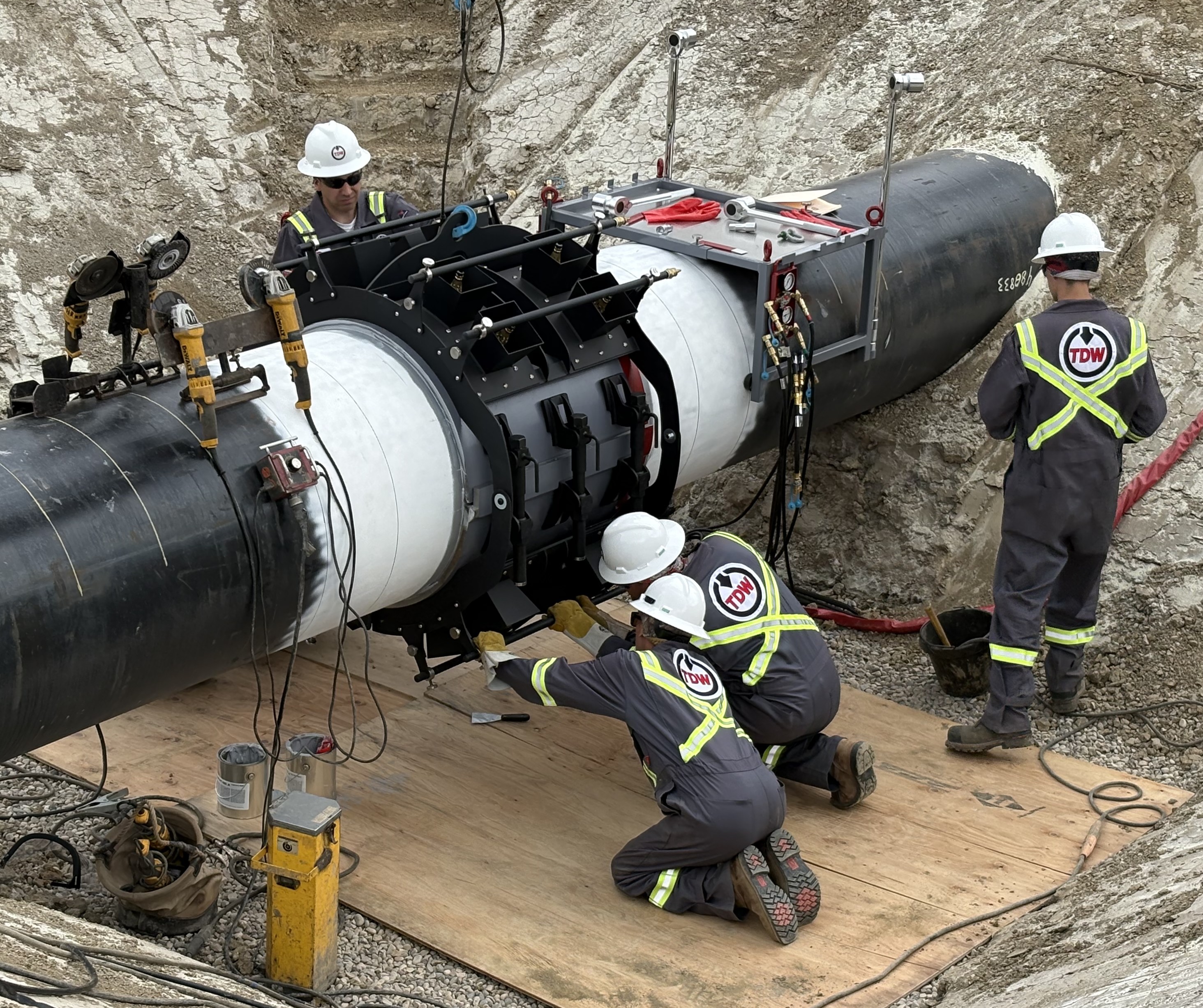 Large diameter heating