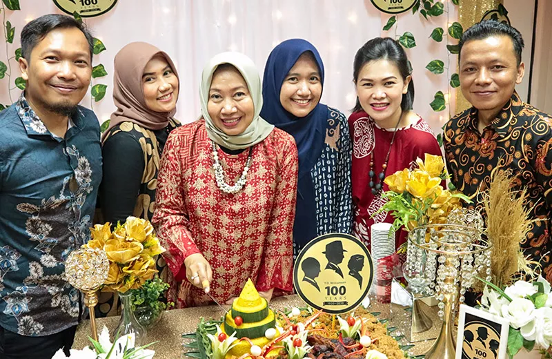 TDW employees in Singapore gathered for a 100th Anniversary Celebration