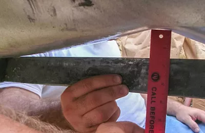 Dent assessment example photo