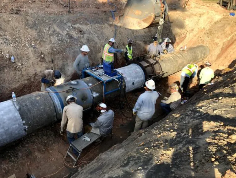 Texas-based pipeline - 22 PETROSLEEVES installed